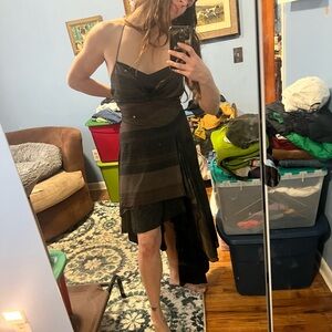 “In love” Paris high low formal dress